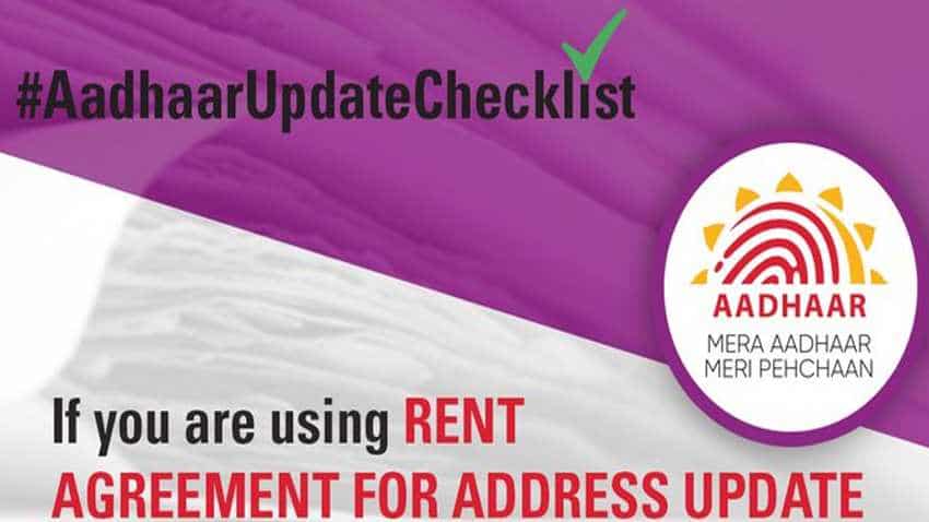 Aadhaar card address update using rent agreement: This is how to do it as per UIDAI Aadhaar card address update using rent agreement: This is how to do it as per UIDAI