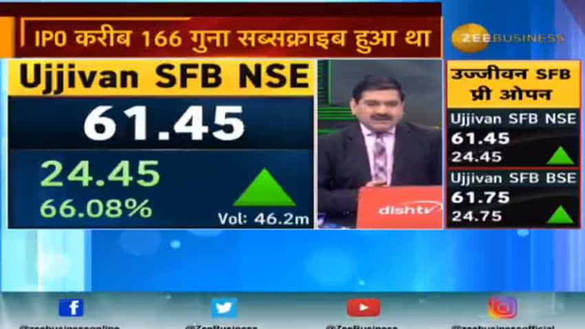 Ujjivan Small Finance Bank listing on BSE, NSE: Whopping gains for investors, share price shoots up 65 pct