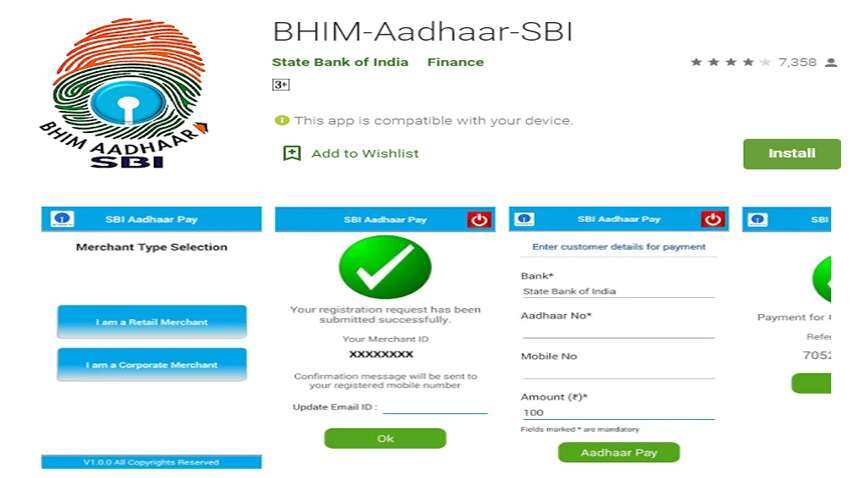 SBI: Big announcement! No card, no cash, no problem! Revolutionary mode of payment BHIM-Aadhaar-SBI is here