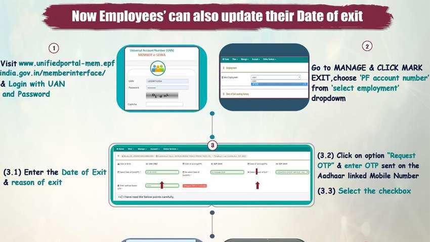 Good news for EPFO account holders! Now, you can update exit date online - Here is how Good news for EPFO account holders! Now, you can update exit date online - Here is how