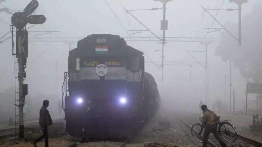 Indian Railways delayed and cancelled trains list list: 13 Delhi-bound trains delayed due to fog