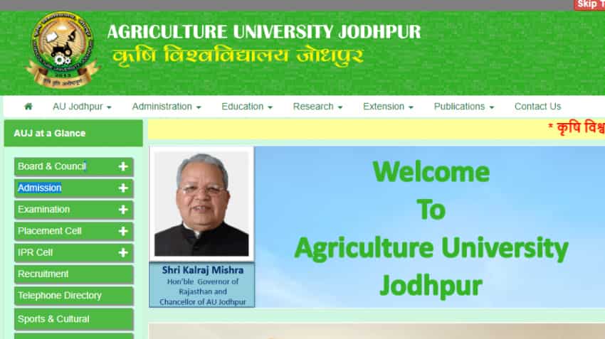 Sarkari Naukri: Rajasthan government to begin recruitment for 88 posts in Jodhpur Agricultural University
