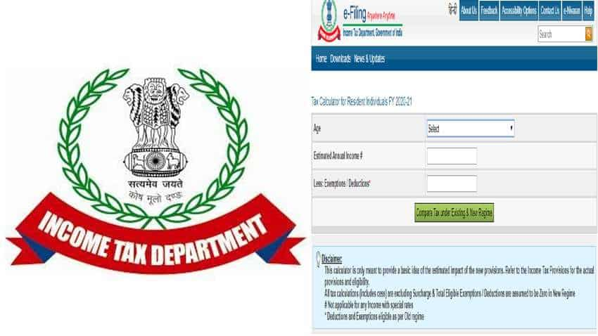 New Income Tax Calculator FY 2020-21: Want to save more money? Compare - New Slabs Regime vs Existing Slabs Regime
