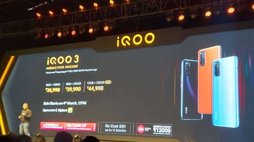 IQOO 3 with Snapdragon 865 chipset, 5G support and 55W fast charging launched in India