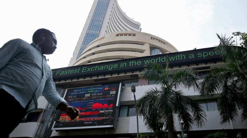 Stock Market: BSE Sensex soars 986 points, Nifty closes at 9,266; Axis Bank, Eicher Motors shares gain