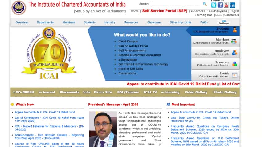ICAI CA exam 2020: Live revision classes to start for CA intermediate, final students