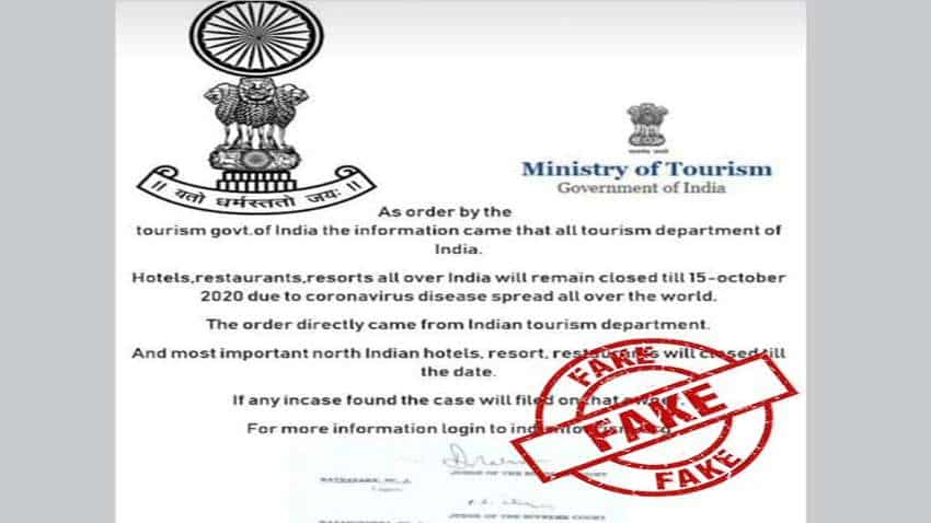 Restaurants, hotels alert! Don&#039;t fall for fake news - Modi government has issued statement