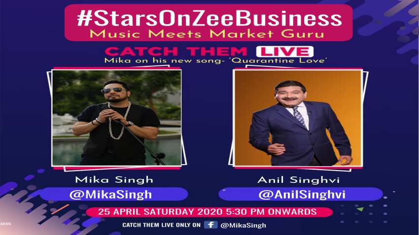 #StarsOnZeeBusiness: Anil Singhvi talks money with popular singer Mika Singh | Catch interaction here