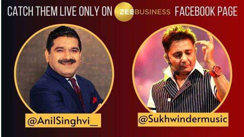 #StarsOnZeeBusiness: Amazing combo of music and market! Anil Singhvi in LIVE chat with &#039;Chaiyya chaiyya&#039; fame Sukhwinder Singh