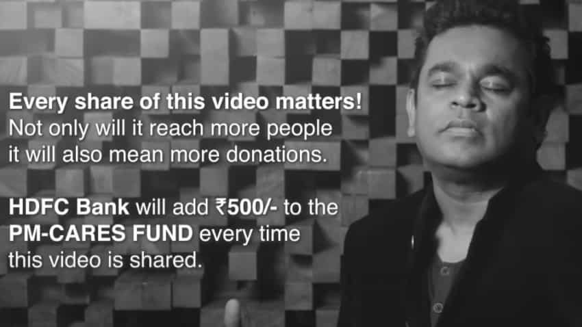 HDFC Bank releases musical tribute to nation in fight against COVID-19 with AR Rahman, Prasoon Joshi, Mika Singh and more