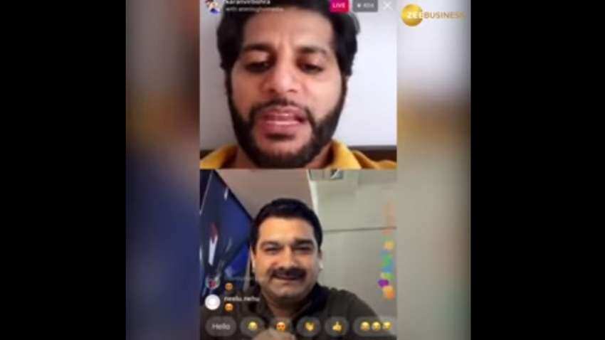 #StarsOnZeeBusiness: Dash of fun! Market guru Anil Singhvi in chat with Karanvir Bohra - WATCH 