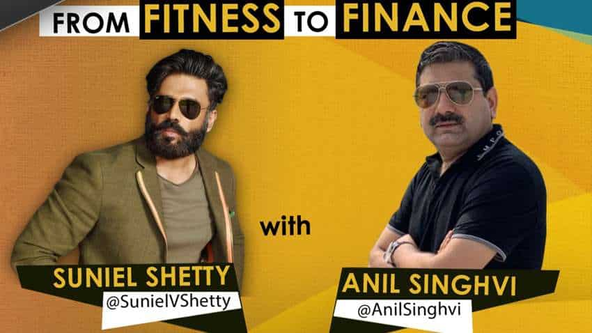 #StarsOnZeeBusiness: From finance to fitness! Market guru Anil Singhvi chats with Bollywood star Suniel Shetty - WATCH FULL VIDEO