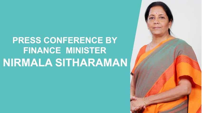 FM LIVE at 11 AM: Nirmala Sitharaman to address press conference on last tranche of Modi&#039;s Rs 20 lakh cr package - Get all updates here