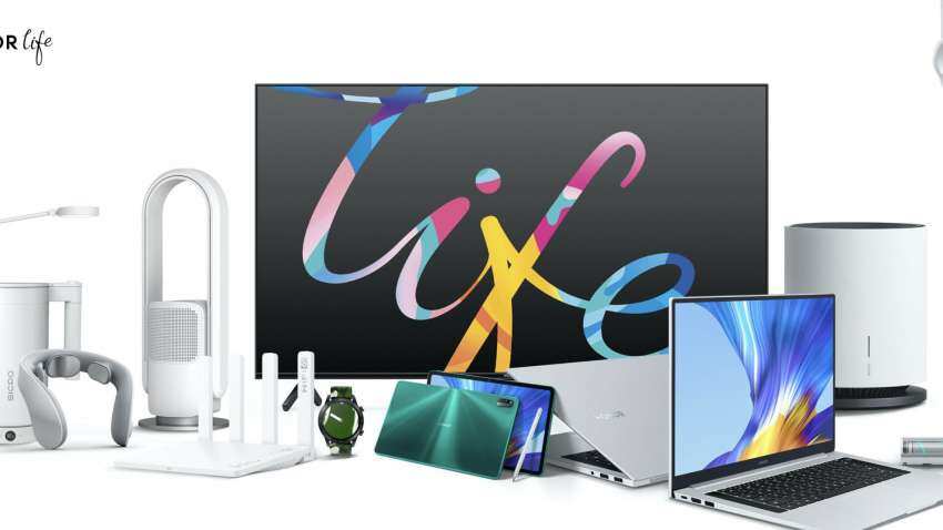 Honor MagicBook Pro, V6 5G tablet, other smart life products launched: Check features and prices Honor MagicBook Pro, V6 5G tablet, other smart life products launched: Check features and prices