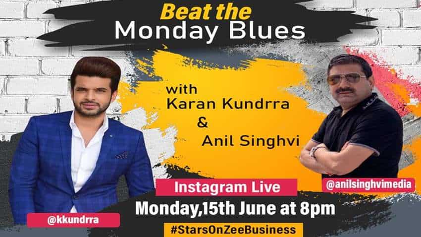 #StarsOnZeeBusiness: Finance, fitness and more! Beat Monday blues with Anil Singhvi and Karan Kundrra 