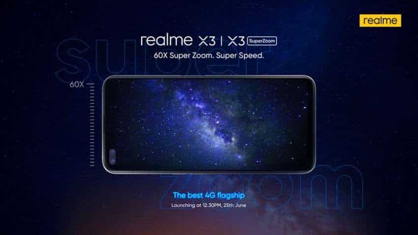 Realme X3, X3 Super Zoom, Buds Q to launch in India on June 25 Realme X3, X3 Super Zoom, Buds Q to launch in India on June 25