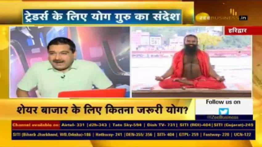 Yoga Meets Markets: Swami Ramdev, in chat with Anil Singhvi, reveals how to get freedom from Greed and Fear Yoga Meets Markets: Swami Ramdev, in chat with Anil Singhvi, reveals how to get freedom from Greed and Fear