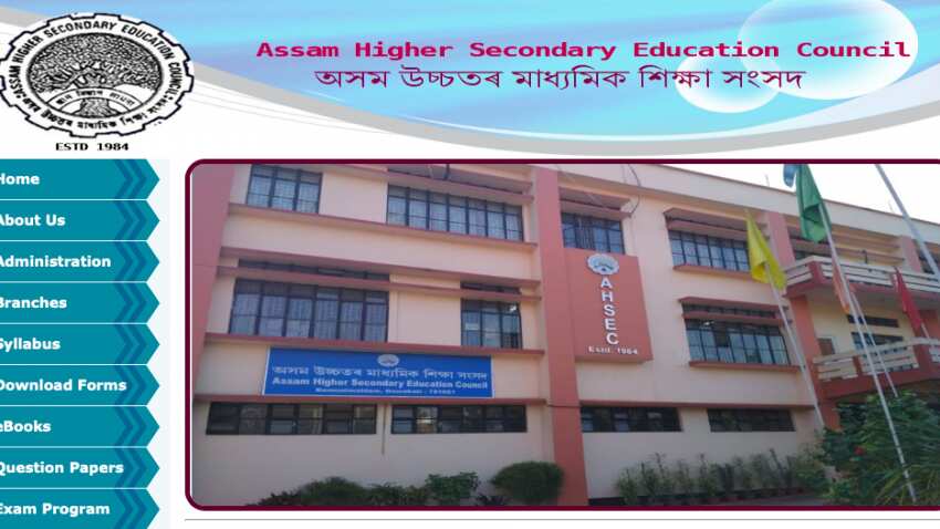 Assam Result 2020 Declared Ahsec 12th Hs Results Out At Ahsec Nic In Resultsassam Nic In Zee Business