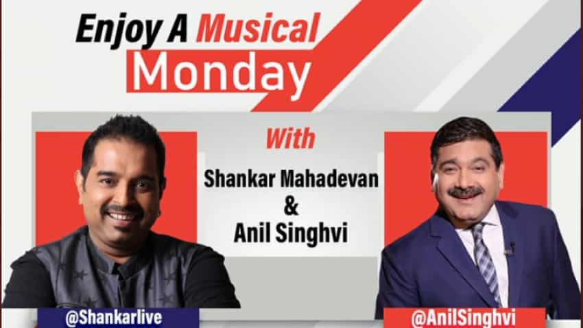 #StarsOnZeeBusiness: Catch Anil Singhvi in LIVE chat with ace Bollywood composer-singer Shankar Mahadevan NOW!