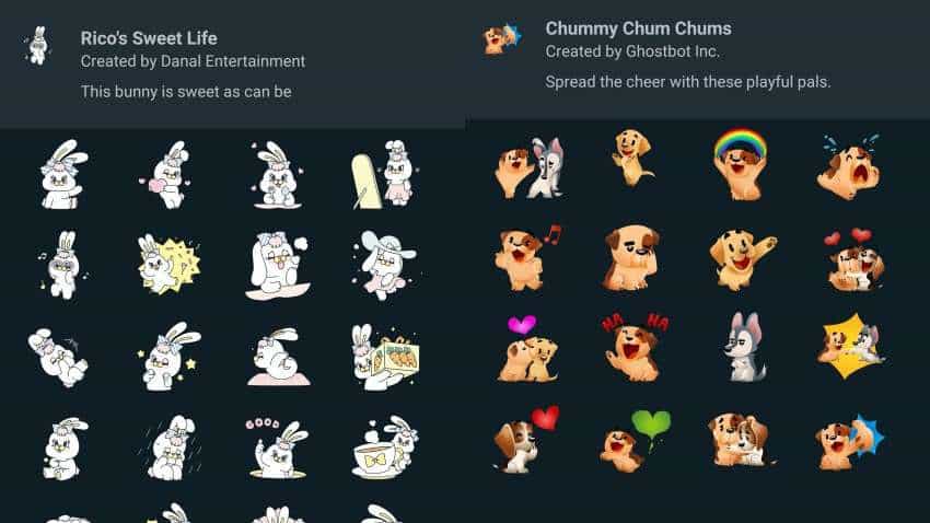 moving stickers for messenger