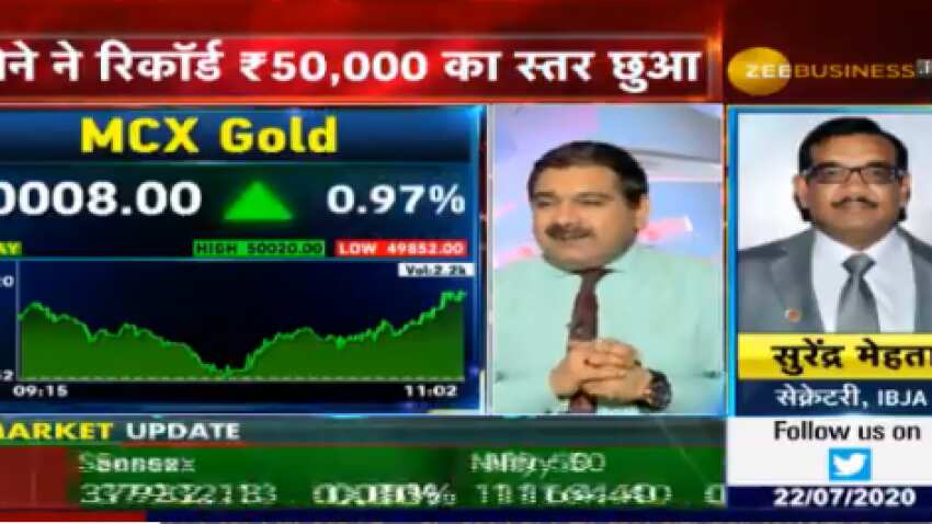 As gold price breaks 50,000-barrier, IBJA&#039;s Surendra Mehta speaks to Anil Singhvi on this remarkable occurrence