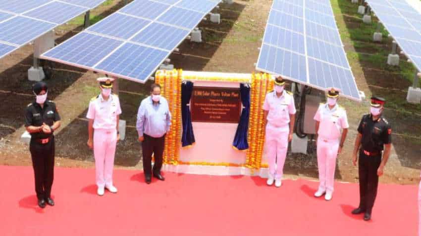 Largest solar power plant of Indian Navy commissioned in Kerala Largest solar power plant of Indian Navy commissioned in Kerala