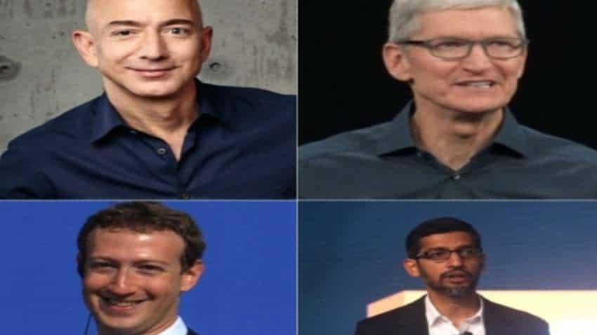 US panel to now grill Bezos, Cook, Zuckerberg, Pichai on July 29 US panel to now grill Bezos, Cook, Zuckerberg, Pichai on July 29