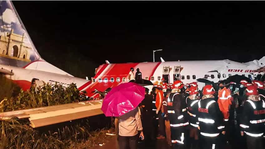 Air India flight skids off runway, falls into valley, many injured