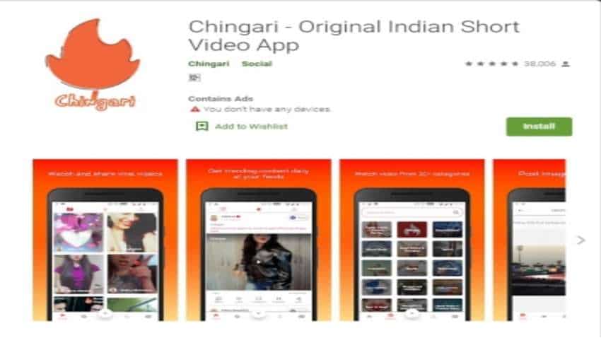 Desi app Chingari raises nearly Rs 10 crore in seed funding