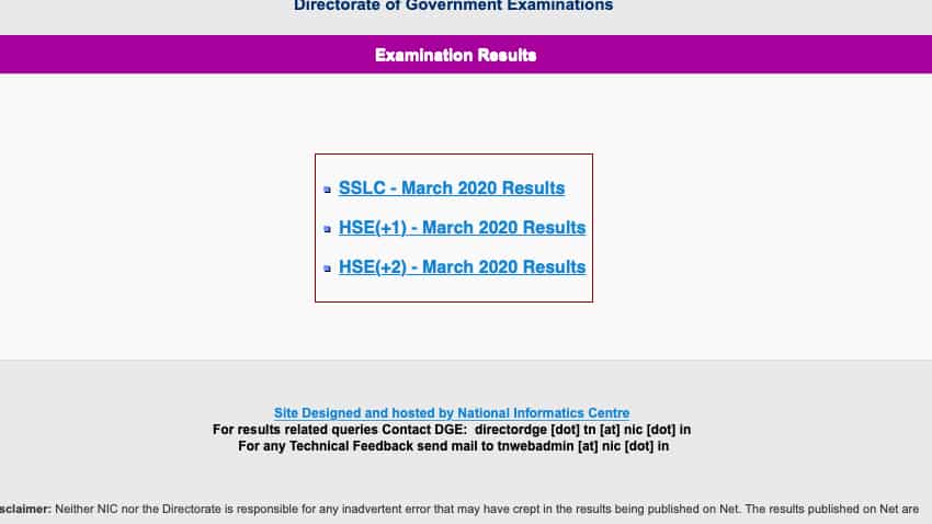 TN Board SSLC 10th result 2020: Alert! Tamil Nadu Board class 10th result out at dge.tn.gov.in, tnresults.nic.in TN Board SSLC 10th result 2020: Alert! Tamil Nadu Board class 10th result out at dge.tn.gov.in, tnresults.nic.in