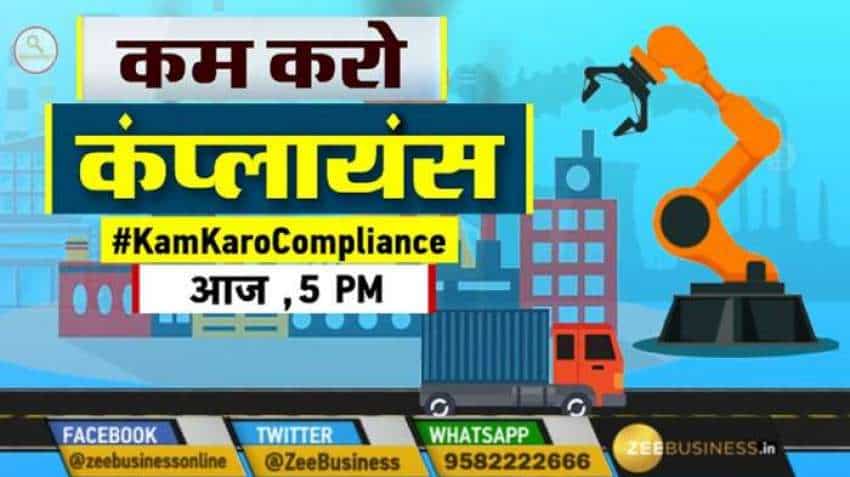 Zee Business makes clarion call - Kam Caro Compliance!
