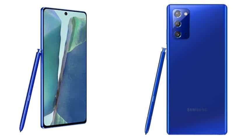 Samsung Galaxy Note 20 Mystic Blue colour variant announced: Here is how it looks Samsung Galaxy Note 20 Mystic Blue colour variant announced: Here is how it looks