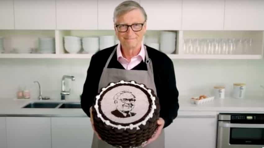 The friend everyone wants! Bill Gates bakes cake for Warren Buffet’s 90th birthday, shares video 