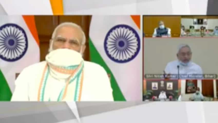 PM Narendra Modi launches Optical Fiber network, lays foundation stone for highway projects in Bihar PM Narendra Modi launches Optical Fiber network, lays foundation stone for highway projects in Bihar
