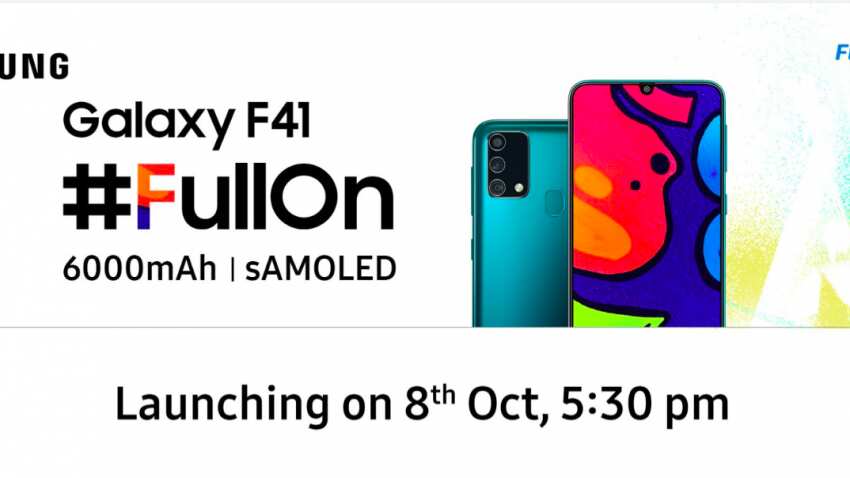 Samsung Galaxy F41 To Go On Sale Via Flipkart Launch Confirmed For October 8 Zee Business