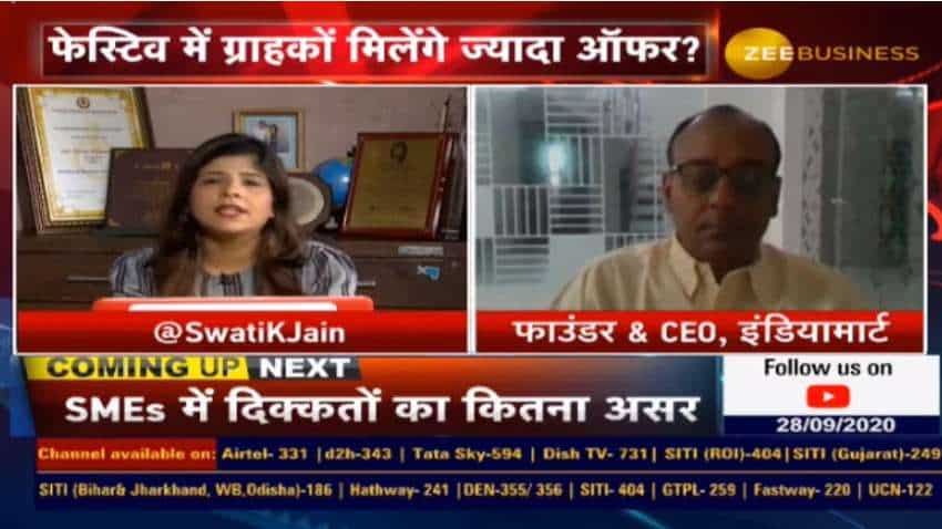 There is a significant improvement in traffic & industries are opening-up: Dinesh Agarwal, IndiaMART There is a significant improvement in traffic & industries are opening-up: Dinesh Agarwal, IndiaMART