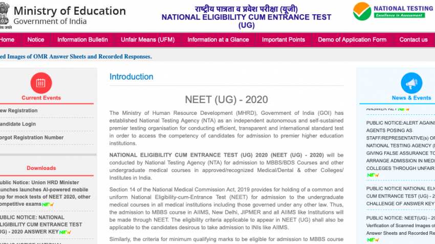 Neet Result Likely To Be Announced Today At Ntaneet Ac In Mcc Nic In Here Is How To Check Zee Business Neet Result Likely To Be Announced Today At Ntaneet Ac In Mcc Nic In Here Is How To Check Zee Business