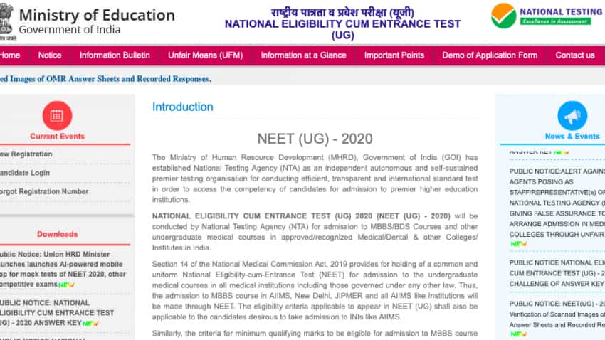 NEET result 2020 likely to be announced today at ntaneet.ac.in, mcc.nic.in: Here is how to check 