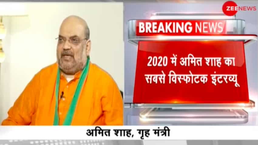 Zee News EXCLUSIVE: Home Minister Amit Shah speaks with Editor-in-Chief of Zee News Sudhir Chaudhary on Bihar elections, Sushant Singh Rajput case and more  