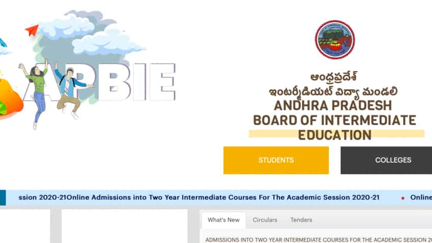 AP Inter Admission 2020: BIEAP to begin online admission process today at bie.ap.gov.in, no academic certificates needed 