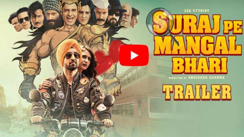 WATCH: Suraj Pe Mangal Bhari trailer is breaking the internet? Manoj Bajpayee, Diljit Dosanjh set to take you on a massive comedy ride WATCH: Suraj Pe Mangal Bhari trailer is breaking the internet? Manoj Bajpayee, Diljit Dosanjh set to take you on a massive comedy ride