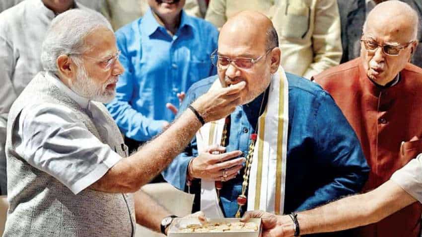 PM Narendra Modi wishes Amit Shah on his 56th birthday PM Narendra Modi wishes Amit Shah on his 56th birthday
