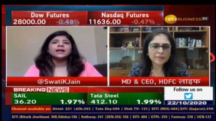 Balance in product mix & distribution and our digital journey helped us in doing well amid pandemic: Vibha Padalkar, MD & CEO, HDFC Life Balance in product mix & distribution and our digital journey helped us in doing well amid pandemic: Vibha Padalkar, MD & CEO, HDFC Life