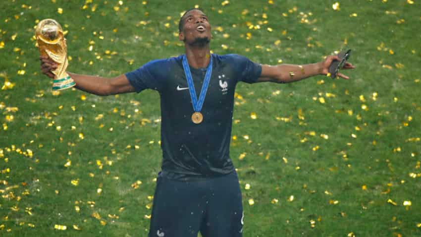 Paul Pogba dismisses report claiming he quit French team over President Macron statement Paul Pogba dismisses report claiming he quit French team over President Macron statement