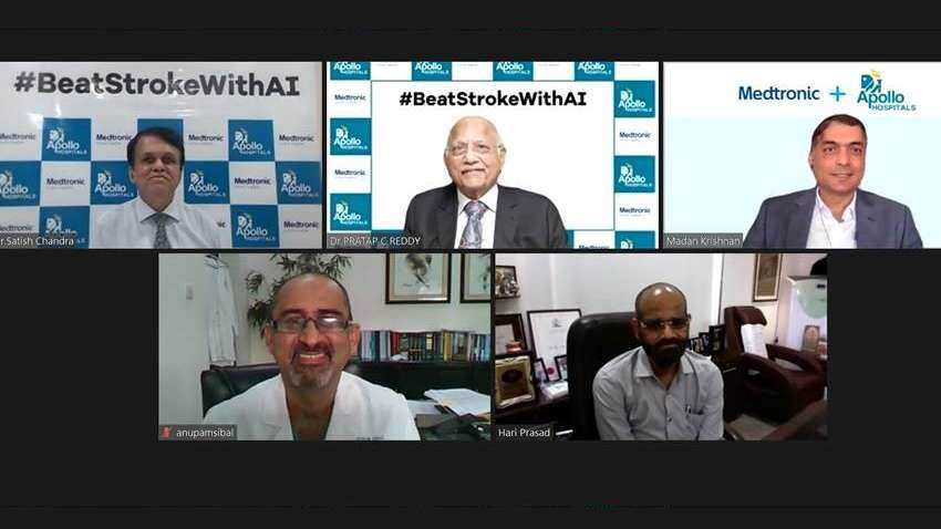 1st time in India! Apollo, Medtronic join hands for advance stroke management - AI will reduce diagnosis time from 60 mins to 2 mins