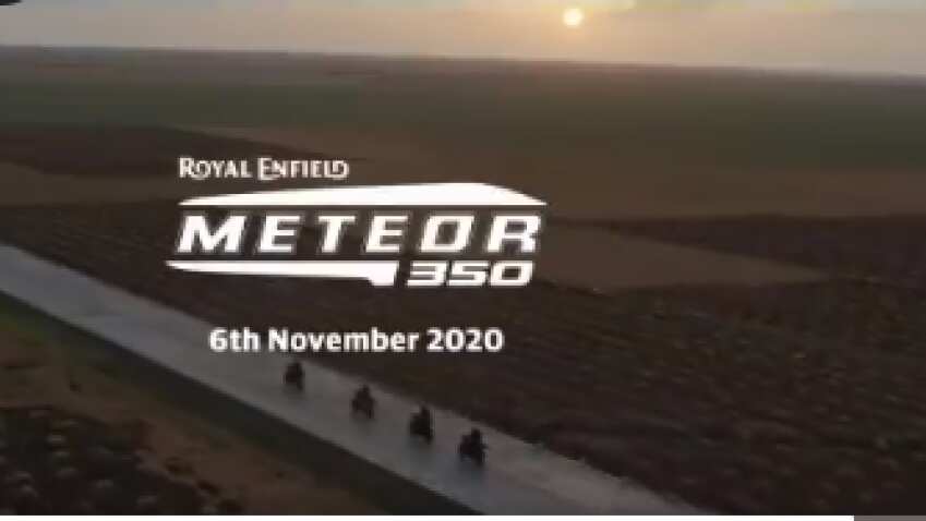 Royal Enfield Meteor 350 teaser released Bike set for November 6 launch check approximate price Zee Business