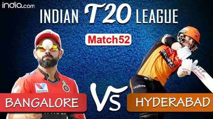 IPL 2020 - SRH vs RCB: SunRisers Hyderabad win toss, choose to bowl against Virat Kohli led Royal Challengers Bangalore