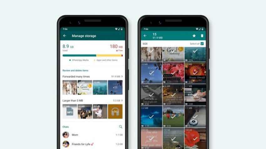 WhatsApp will now allow you to manage storage better, delete bulk content WhatsApp will now allow you to manage storage better, delete bulk content