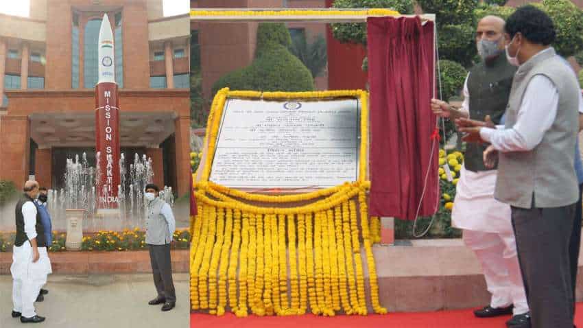 A-SAT Missile Model in DRDO Bhawan: UNVEILED by Defence Minister Rajnath Singh - Check its Dr APJ Abdul Kalam connection A-SAT Missile Model in DRDO Bhawan: UNVEILED by Defence Minister Rajnath Singh - Check its Dr APJ Abdul Kalam connection