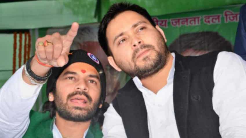 Bihar election result 2020: Tejashwi Yadav leads from Raghopur, Tej Pratap trails